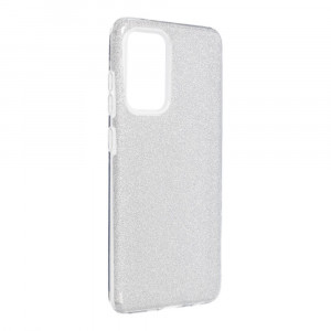 Husa Samsung Galaxy A52 5G / A52s din silicon lucios, Skyddar Shining - Transparent / Roz - Img 1