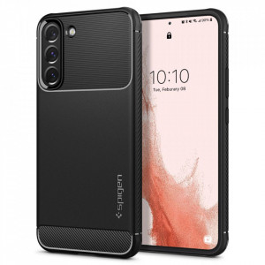 Husa Samsung Galaxy S22, Rugged Armor Spigen - Negru