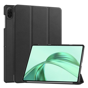 Husa tableta pentru Honor Pad X8a, SKYDDAR INNOVATION, cu suport Multi-Unghi si functie Sleep/Wake, FoldPro, Negru, set cu sticker