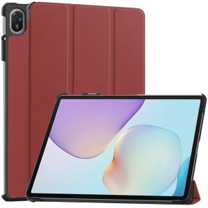Husa tableta pentru Huawei MatePad 11.5 (2025), SKYDDAR INNOVATION, cu suport Multi-Unghi si functie Sleep/Wake, FoldPro, Rosu, set cu sticker