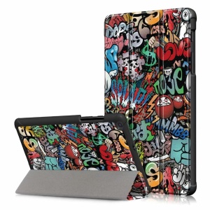 Husa tableta pentru Lenovo Legion Tab Gen 3, SKYDDAR INNOVATION, cu suport Multi-Unghi si functie Sleep/Wake, FoldPro, Urban vibe, set cu sticker