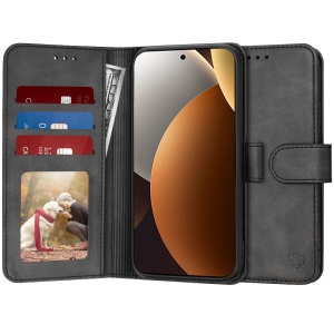 Husa Xiaomi Redmi Note 15 Pro 5G tip carte cu Portofel Interior, Antisoc, set cu sticker, Diary Book, Negru