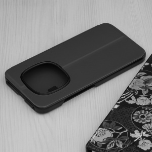 Husa Xiaomi Redmi Note 15 Pro 5G tip carte, set cu sticker, eFold, Negru - Img 5