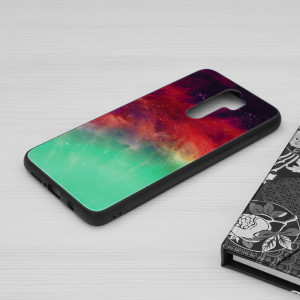 Husa Xiaomi Redmi Note 8 Pro cu sticla securizata, Techsuit Glaze - Fiery Ocean - Img 5