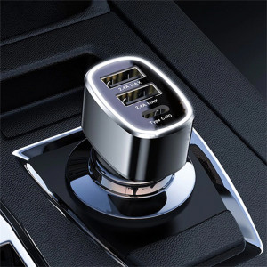 Incarcator Dual USB, Type-C, 49W - Yesido (Y47) - Black - Img 6