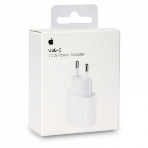 Incarcator priza Apple A2347 (MHJE3ZM/A) Type-C, Fast Charge 20W - Alb - Img 4