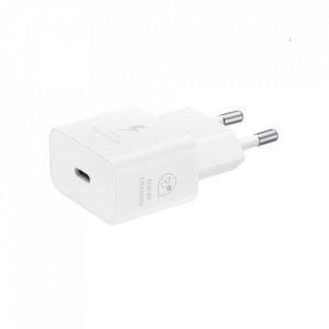 Incarcator priza fast charge 25W, Type-C, Original Samsung (EP-T2510NWEGEU) - Alb - Img 2