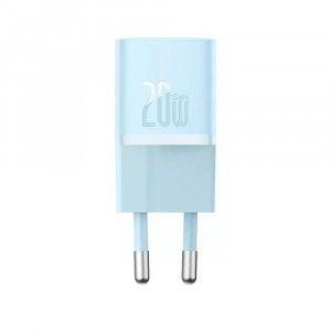 Incarcator Type-C, Fast Charging, GaN, 20W - Baseus (CCGN050103) - Blue - Img 3