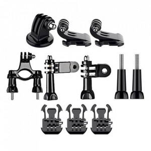 Kit accesorii GoPro / Sony Action Camera / Xiaomi Yi 50in1, Techsuit (CAL01) - Negru - Img 5