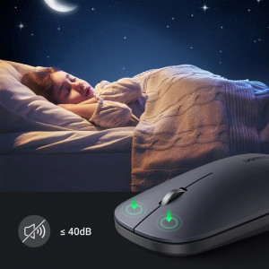 Mouse Fara Fir 1000-4000 DPI, Ugreen Slim Design MU001, Negru - Img 7