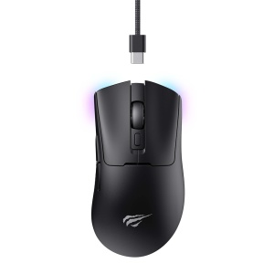 Mouse gaming wireless 2.4GHz, DPI 10000, baterie 500mAh, Havit MS966WB, Negru