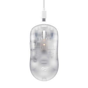 Mouse gaming wireless 2.4GHz, DPI 12000, baterie 300mAh, Havit MS970WB Pro, Alb