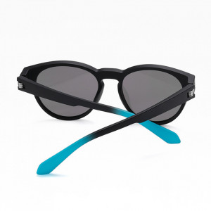 Ochelari de soare Unisex cu protectie UV (TR7545), Techsuit - Negru Mat / Albastru - Img 6