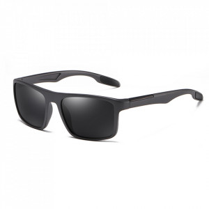Ochelari soare barbati cu protectie UV (MM101), Techsuit - Matte Black / Gray