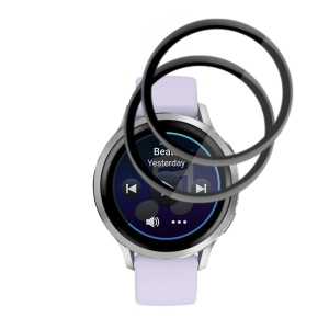 [Pachet 2x] Folie pentru Garmin Venu 4 41mm, protectie zgarieturi, set cu sticker, Nano Flex, Negru