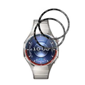 [Pachet 2x] Folie pentru Huawei Watch GT 6 Pro, protectie zgarieturi, set cu sticker, Nano Flex, Negru
