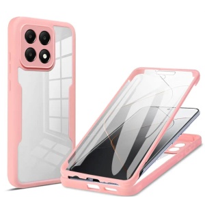[Pachet 360°] Husa + Folie Xiaomi Poco F6 Pro, SKDR ColorShield 360° - Roz