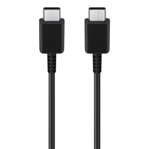 Samsung - Data Cable (EP-DN980BBE) - Type-C to Type-C, 25W, 3A, 1m - Black (Bulk Packing) - Img 1
