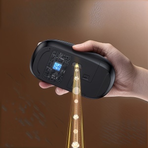 Set tastatura si mouse wireless, 2.4GHz, 104 taste, 1000 DPI, ABS, Yesido, Negru - Img 5