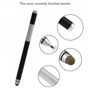 Stylus Pen Universal, IOS, Android, Techsuit JC03 - Negru - Img 3