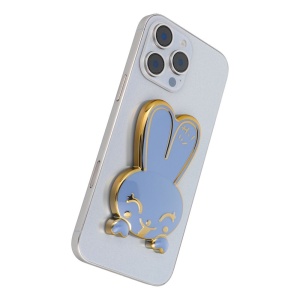 Suport Adeziv Universal Iepuras, Ideal pentru Vizionare Video, 9x6 cm, SKDR, Albastru - Img 2