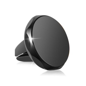 Suport Auto Grila Ventilatie Magnetic, Compatibilitate Universala, SKDR TinyGrip (S9), Negru Argintiu, set cu sticker
