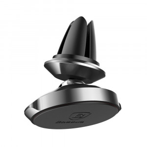 Suport Auto Grila Ventilatie pentru Telefon - Baseus (SUER-A01) - Black - Img 3