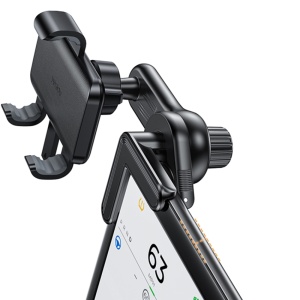 Suport auto telefon, Montare display bord, Gravitational, Rotatie 360, Yesido, Negru - Img 2