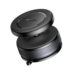 Suport auto telefon, Ventuza magnetica, Rotire 360, Bord si Parbriz, Yesido, Negru