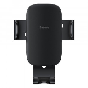Suport de Masina pentru Telefon Grila Ventilatie - Baseus Metal Age II Gravity (SUJS000001) - Black - Img 2