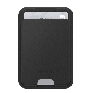 Suport Magnetic pentru 3 Carduri, PU Ecologic, Slim Design - Mcdodo Napa (WH-7920) - Black
