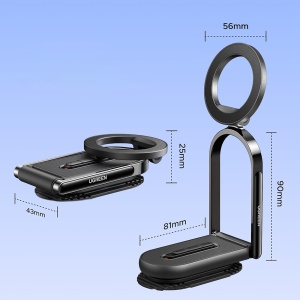 Suport Masina pentru Telefon cu Magnet, Baza Detasabila, Ugreen LP924, Negru - Img 7