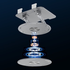 Suport tableta, Rotire 360 grade, Compatibilitate 4.5-13 inch, Aluminiu, Yesido, Argintiu - Img 6
