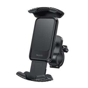 Suport telefon bicicleta, Rotire 360, One-touch stabilization, 4.7-7 inch, Yesido, Negru