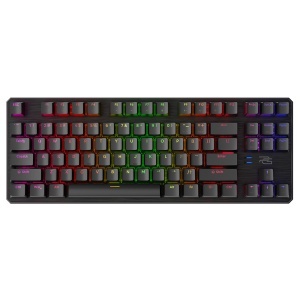 Tastatura Mecanica 87 Taste RGB, Switch Outemu Blue, Iluminare Personalizabila, Cablu 1.8m, Proove Everfrost, Negru