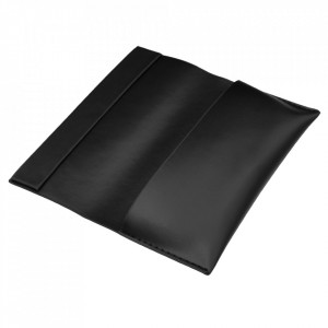 Toc ochelari din piele ecologica elegant, universal, Techsuit - Negru - Img 3