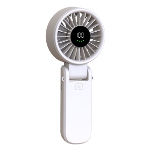 Ventilator Portabil de Mana A10, 100 Viteze, 5400RPM, Display LED, USB-C, Compact si Puternic, Alb