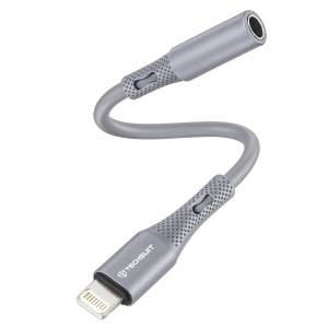 Adaptor Audio Lightning la 3.5mm AC2, Hi-Fi, Silica Gel, Gri