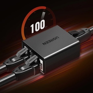 Adaptor Ethernet, 2in1, 1000Mbps, Ugreen CM210, Negru - Img 3