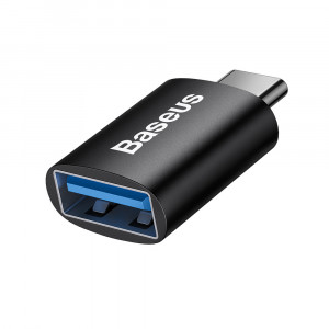 Adaptor OTG Type-C la USB 3.1, Baseus Ingenuity - Negru - Img 1