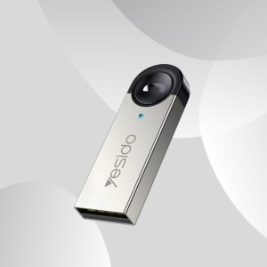 Bluetooth Receiver, Conexiune Stabila, Design Compact, Masina si TV, Yesido, Negru - Img 2
