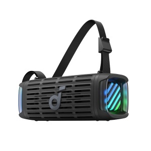 Boxa Bluetooth Wireless 50W, IP68, Lumini RGB, Bass Dublu, Autonomie 16h, Anker Soundcore Boom 3i, Negru
