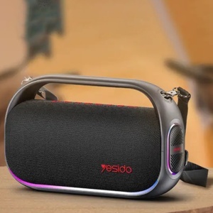Boxa portabila Bluetooth, 80W, 8000mAh, IPX5, RGB, Yesido, Negru - Img 3