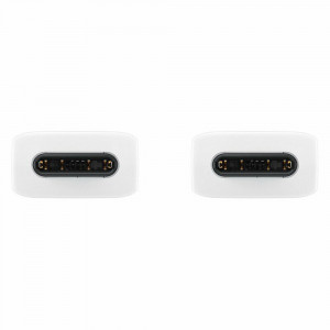 Cablu de Date Type-C la Type-C Fast Charging 5A, 100W, 1.8m, Samsung (EP-DX510JWEGEU) - Alb - Img 3
