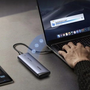 Carcasa SSD, M.2 NVMe/SATA, 20Gbps, 8TB, Ugreen CM767 - Gri - Img 6