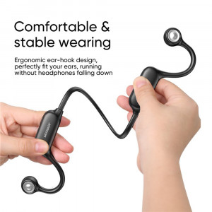 Casti Bluetooth 5.1, Bone Conduction, Open-Ear Design - JoyRoom (JR-X2) - Black - Img 8