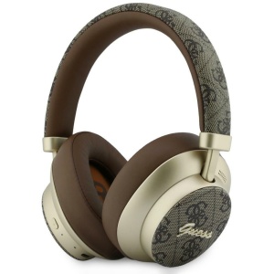 Casti Over-ear, BT, ENC - Guess 4G Gold Script Metal (GUBHP83P4CSCMW) - Brown