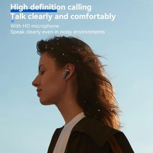 Casti wireless, Bluetooth 5.3, Control tactil, Difuzor 13mm, Bass, Yesido, Alb - Img 5