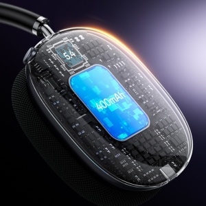 Casti wireless, Bluetooth 5.4, Difuzor 40mm, Baterie 400mAh, Yesido, Negru - Img 5