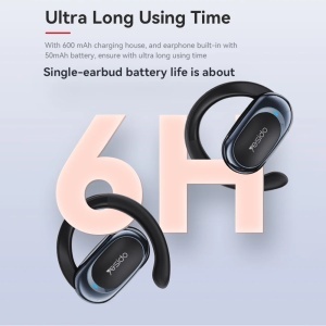 Casti wireless, Open-Ear, Bluetooth v5.3, 600mAh, IPX4, Yesido, Negru - Img 4